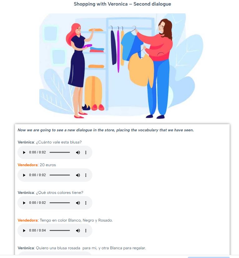 Ejemplo TPRS de compras